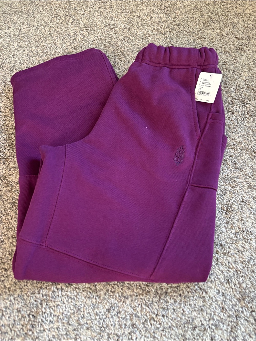FP Movement Top Score Barrel Pants Sweatpants size XS NWT